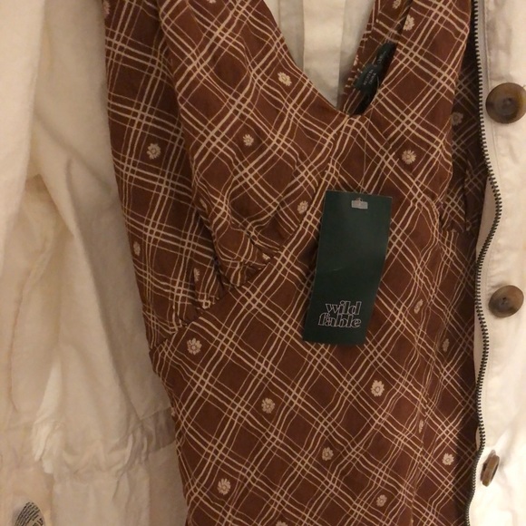 WILD FABLE Flowy Tie Waist Mini Dress - Picture 6 of 12